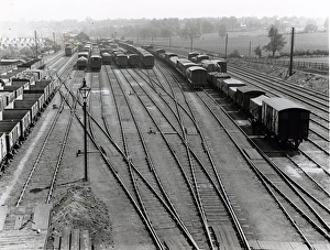 Ipswich railway goods yard, about 1911 Ipswich railway goods yard, about 1911