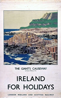 Images Dated 29th July 2003: Ireland for Holidays - The Giants Causeway, LMS poster, 1923-1947