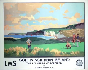 Golf in Northern Ireland Print