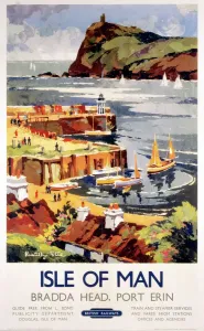Isle of Man BR (LMR) Print, 1948-1965 Poster