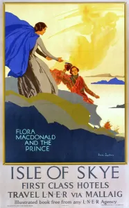 Isle Of Skye Prints: Flora MacDonald and the Prince Print, Isle of Skye Scene
