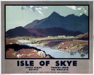 Isle Of Skye Prints: Isle of Skye Print, a 1923-1947 LNER poster