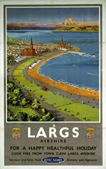 Largs, BR poster, c 1950s