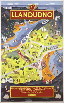 Llandudno, BR poster, 1953
