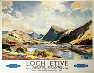Images Dated 12th September 2003: Loch Etive, Western Highlands, BR(ScR) poster, 1948-1965