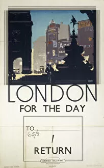 Images Dated 15th November 2007: London for the day, British Railways poster, c 1940s