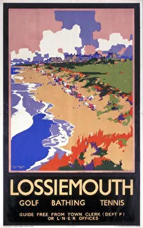 Lossiemouth, LNER poster, c 1920s Lossiemouth, LNER poster, c 1920s