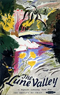 The Lune Valley, BR (LMR) poster, 1950 The Lune Valley, BR (LMR) poster, 1950