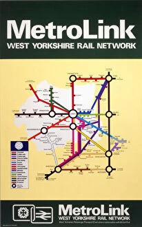 Metrolink - West Yorkshire Rail Network, BR poster, 1977