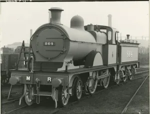 Rail Transport Gallery: Midland Railway Class 4, 4-4-0 steam locomotive number 998. Built Derby in April 1909
