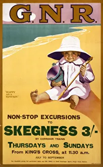 Non-Stop Excursions to Skegness, GNR poster, 1907 Non-Stop Excursions to Skegness, GNR poster, 1907