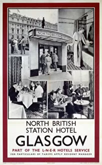Images Dated 1st September 2003: North British Station Hotel, Glasgow, LNER poster, 1923-1947