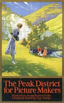 The Peak District for Picture Makers, MR poster, 1930s