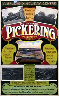 Picturesque Pickering, NER poster, c 1900-1910 Picturesque Pickering, NER poster, c 1900-1910