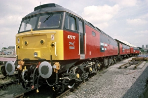 Post Office railcar number 47777 on the East Coast Main Line at York, by Chris Hogg Post Office railcar number 47777 on the East Coast Main Line at York, by Chris Hogg