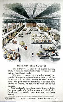 Derbyshire Gallery: Railway Executive poster (LMR): Behind the