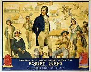 Images Dated 10th September 2003: Robert Burns, BR (ScR) poster, 1959