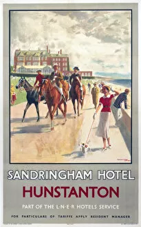 Images Dated 1st September 2003: Sandringham Hotel, Hunstanton, LNER poster, 1923-1947