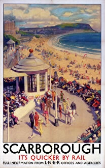 Holidaymakers Gallery: Scarborough, LNER poster, 1923-1947