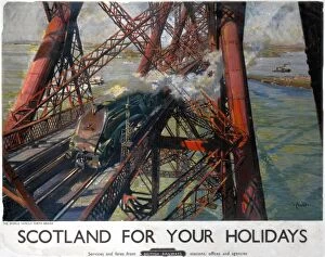 Trains Collection: Scotland For Your Holidays, BR poster, 1952