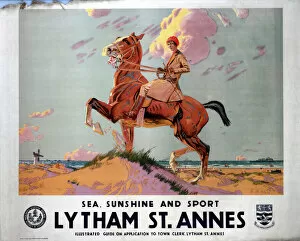 Images Dated 1st September 2003: Sea, Sunshine and Sport: Lytham St Annes, LMS poster, 1923-1947