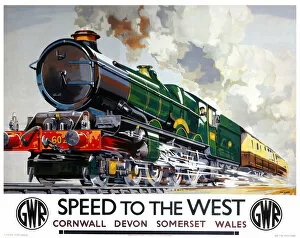 Images Dated 30th May 2007: Speed to the West, GWR poster, 1939