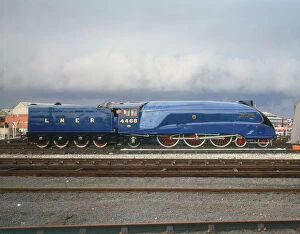 Railways Gallery: On Sunday 3rd July 1938, Mallard raced past Little Bytham at 123 mph (198 kmh), then