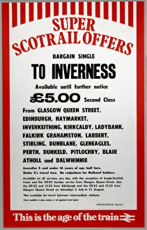 Super Scotrail Offer - Bargain Single to Inverness, 1983 Super Scotrail Offer - Bargain Single to Inverness, 1983