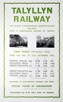 Images Dated 15th October 2003: Talyllyn Railway poster. Talyllyn Railway -
