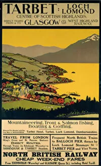 Tarbet, Loch Lomond, NBR poster, 1900-1922