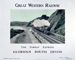 The Torbay Express, GWR poster, c 1920s The Torbay Express, GWR poster, c 1920s