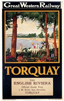 Images Dated 10th September 2003: Torquay - The English Riviera, GWR poster, 1923-1947