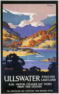 Images Dated 29th July 2003: Ullswater - English Lake-Land, LNER poster, 1923-1947