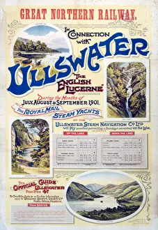 Ullswater - The English Lucerne, GNR poster, 1901 Ullswater - The English Lucerne, GNR poster, 1901