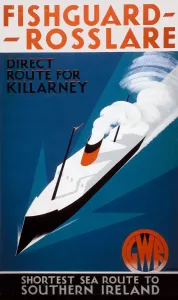 Fishguard-Rosslare 1932 Print