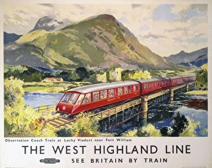 The West Highland Line, BR poster, 1959