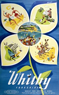 Images Dated 16th May 2003: Whitby, BR poster, 1954