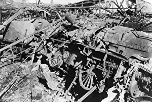 Destruction Collection: York North locomotive depot, London & North Eastern Railway, 29 April 1942