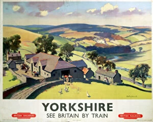 Images Dated 7th May 2003: Yorkshire, BR poster, 1950s
