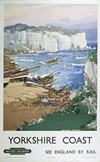 Images Dated 27th February 2003: Yorkshire Coast, BR poster, 1948-1965