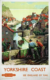 Images Dated 16th May 2003: Yorkshire Coast, BR poster, 1948-1965