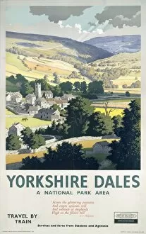 Images Dated 23rd April 2003: Yorkshire Dales, BR poster, 1961