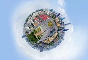 Images Dated 14th August 2011: 360A Aerial View of Saigon