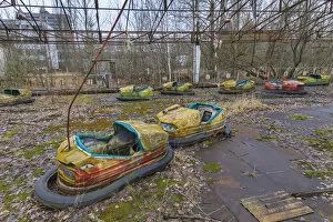 Images Dated 2nd March 2014: Abandoned attraction in the Chernobyl zone