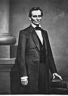 <b class=qtipBold><figcaption>Abraham Lincoln</figcaption></b><br>Abraham Lincoln (1809 - 1865), the 16th President of the United States of America (1861 - 1865). (Photo by Rischgitz/Getty Images)<br><em>© This content is subject to copyright.</em> Abraham Lincoln