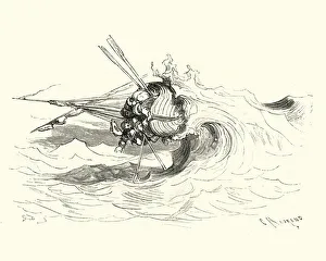 Adventures of Baron Munchausen, boat overturned Adventures of Baron Munchausen, boat overturned