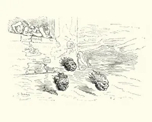 Adventures of Baron Munchausen, disembodied heads Adventures of Baron Munchausen, disembodied heads