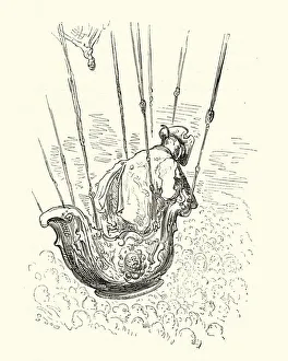 Adventures of Baron Munchausen, Elegant gilt car Adventures of Baron Munchausen, Elegant gilt car