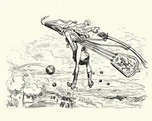 Adventures of Baron Munchausen Flying on the Cannonball Adventures of Baron Munchausen Flying on the Cannonball
