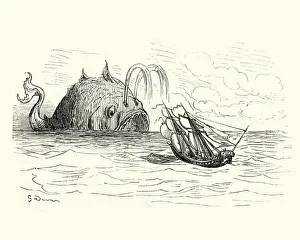 Adventures of Baron Munchausen, Swallowed by a whale Adventures of Baron Munchausen, Swallowed by a whale